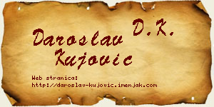 Daroslav Kujović vizit kartica